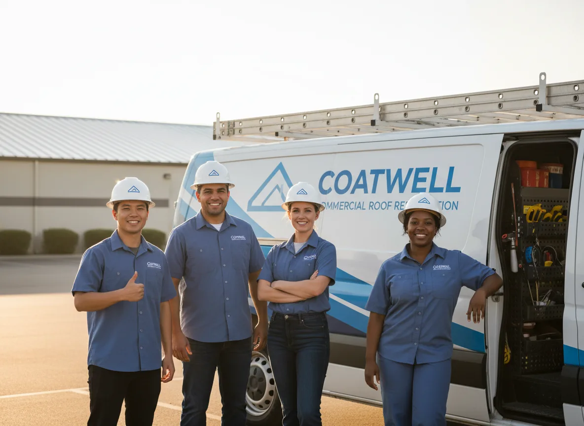 Commercial roof coating company in Laceyville, PA